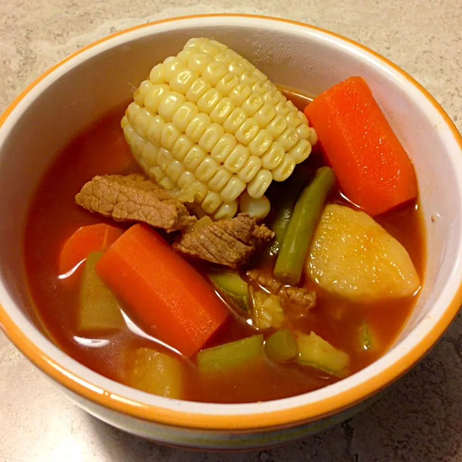 Snapdishの料理写真:Mole de Olla con Res y Verduras.|Loreleyさん