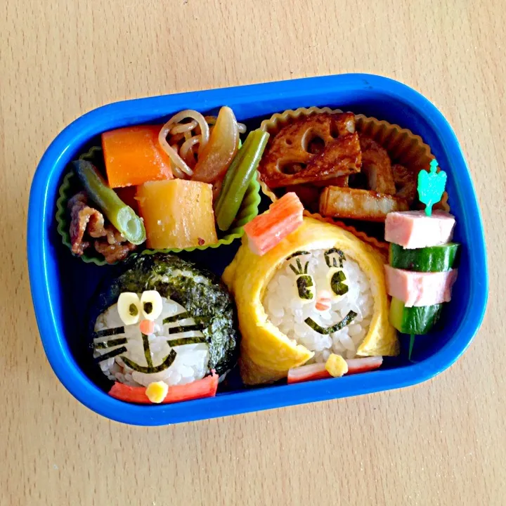 ドラえもんドラミちゃん弁当|miyukiさん