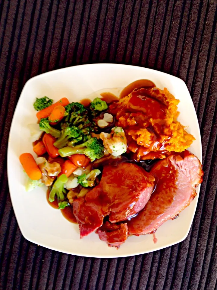 Gammon, sweet potato & veg|Shane Hemmingtonさん