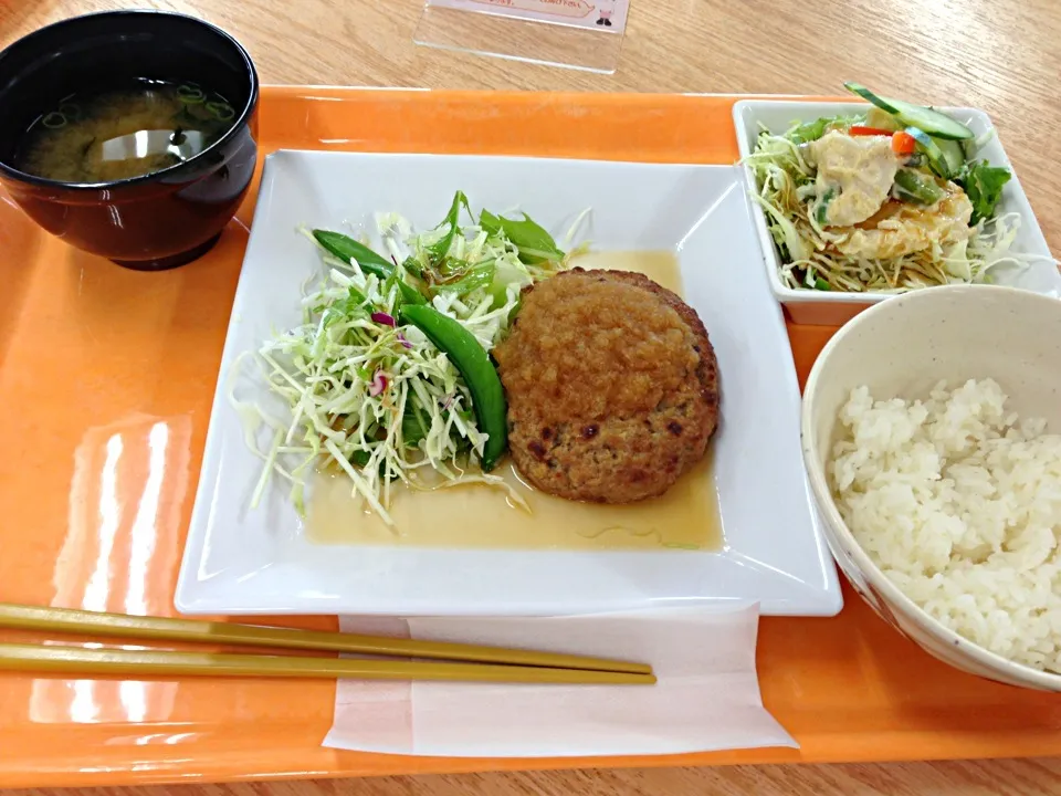 ハンバーグおろしポン酢♪( ´▽｀)|すかラインさん