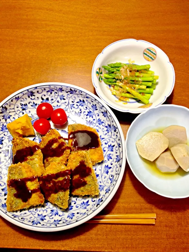 おばんざい・鯵フライと里芋の炊いたん|リンコさん