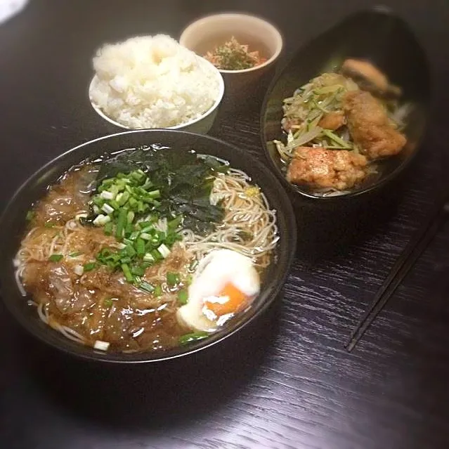 簡単‼あったかい素麺 とシャケの南蛮漬け|ミナモンさん