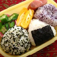 Snapdishの料理写真:おにぎり弁当