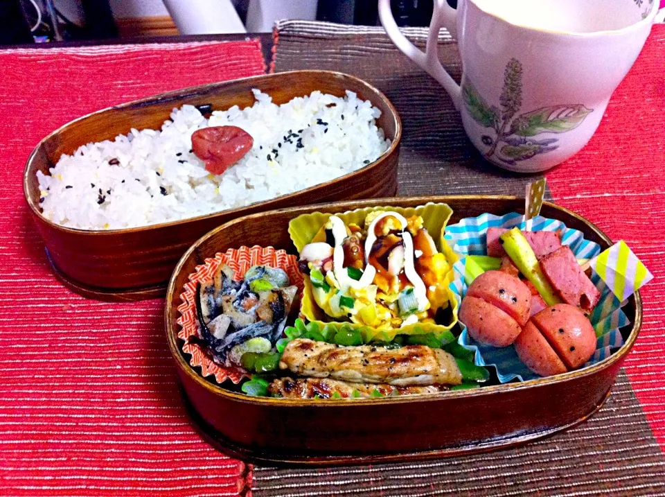 Snapdishの料理写真:本日の彼氏くんお弁当。|ねこ。さん