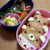 Snapdishの料理写真:リラックマ弁当2|Hirose Sayakaさん