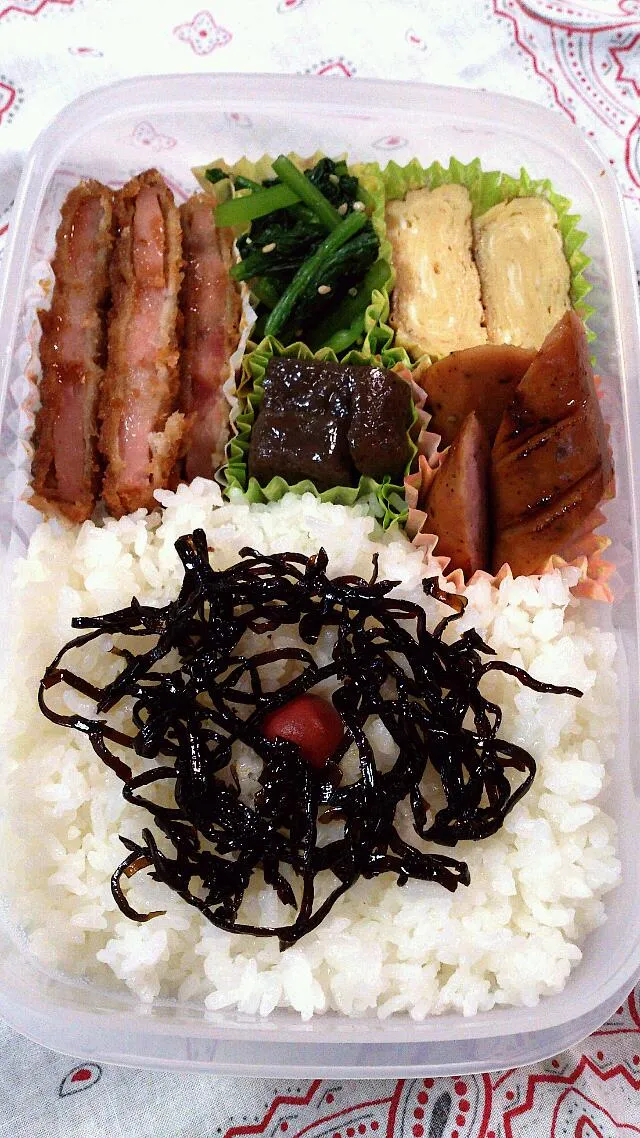 Snapdishの料理写真:復活!! 彼へのお弁当 その１|kocu（コク）さん