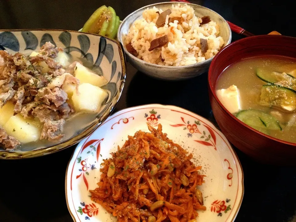 とある日の晩ご飯❁|のっちゃんさん