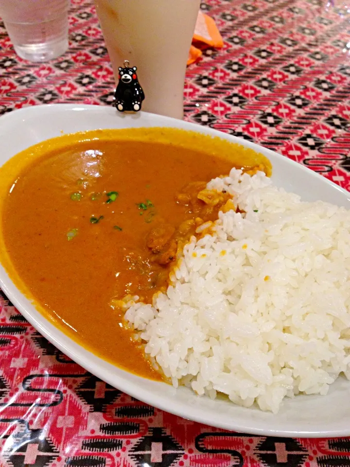 カレーライス¥550、今日の日替わりはシーフードカレーを中辛で。2013#257|大阪カレー部長さん