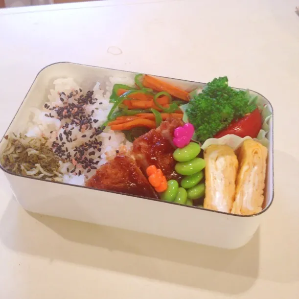 一口カツのデミソース弁当|＊さくら＊さん