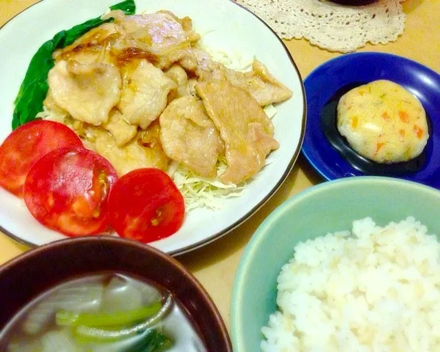 豚の甘辛焼き定食|じゅんさん