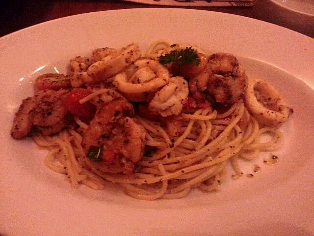 Seafood spaghetti♥|Michelle Kongさん