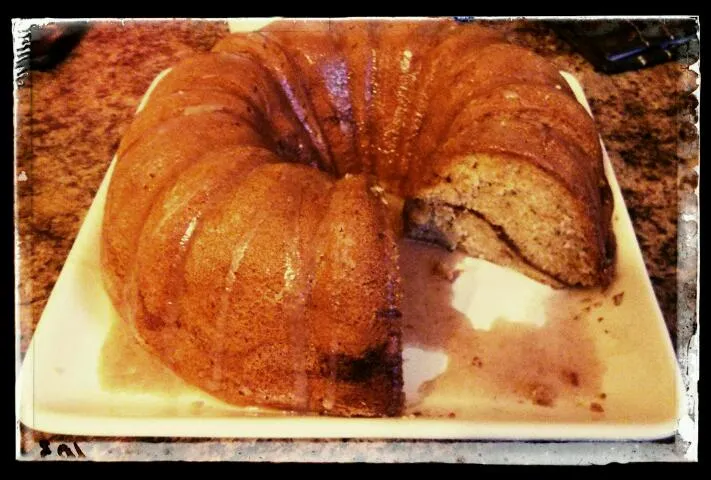 Snapdishの料理写真:Cinnamon Swirl Zucchini Bundt Cake|Heather Perryさん