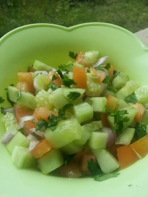 Tomato & Cucumber Salad|Mrs BNazさん