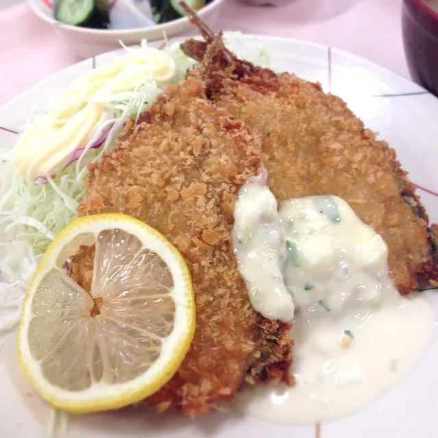 鰯フライ at 社員食堂|さるさん