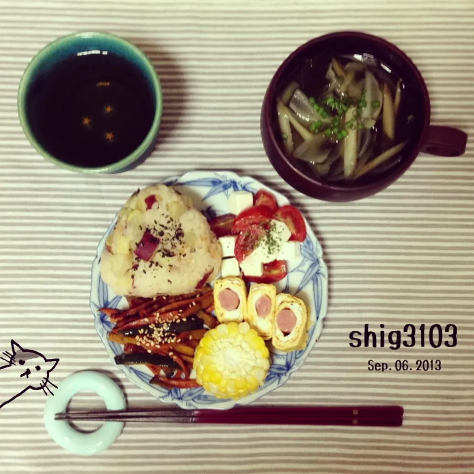 Snapdishの料理写真:お ひ る ご は ん|さと⋆さん