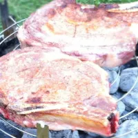 BBQ rib eye steak|mikelさん