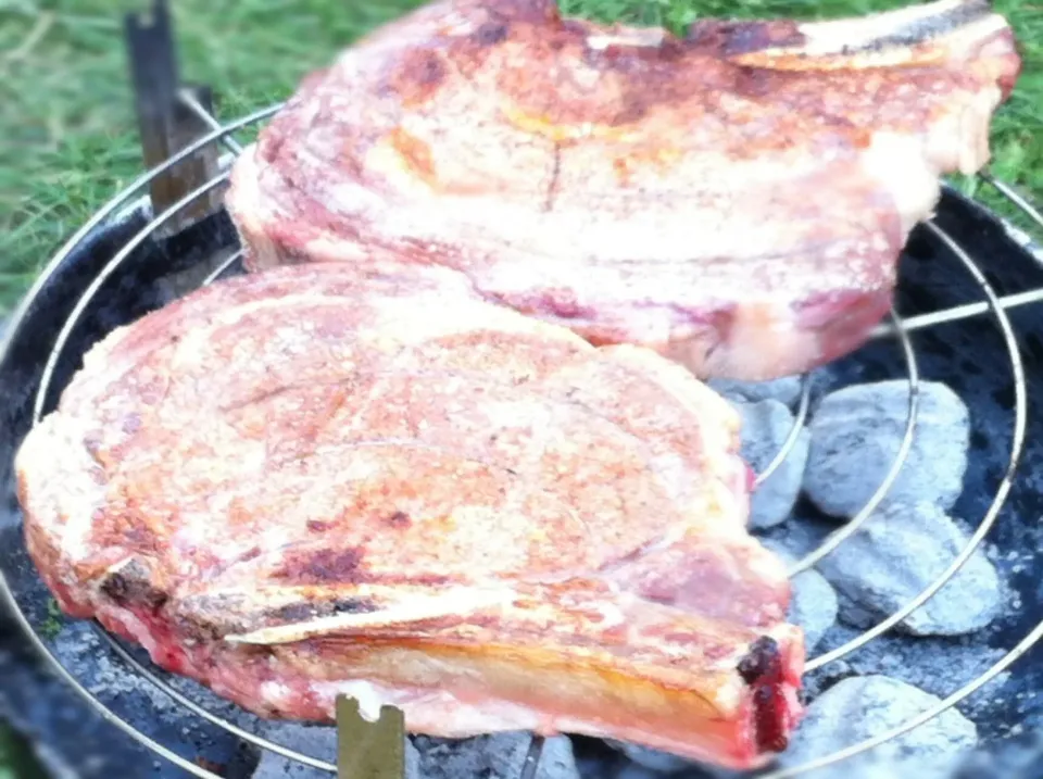 BBQ rib eye steak|mikelさん