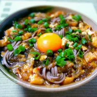 とろとろキムチ蕎麦