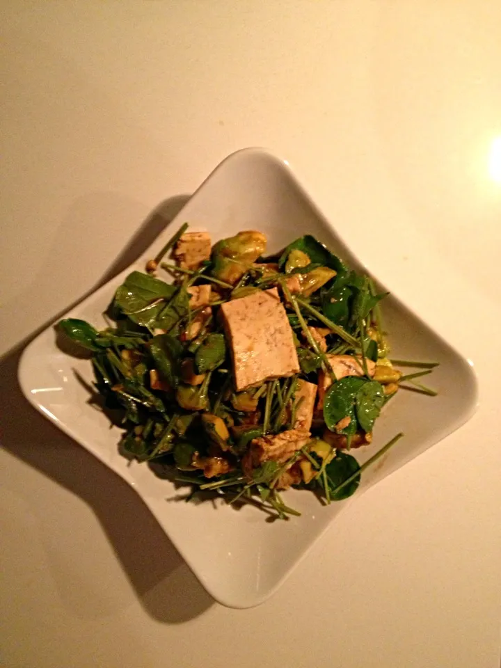 Tofu salad with wasabi sauce|Aliceさん