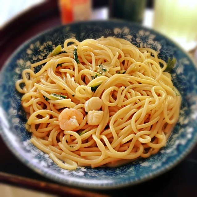 海老と小柱の和風醤油味冷凍パスタ|maroさん