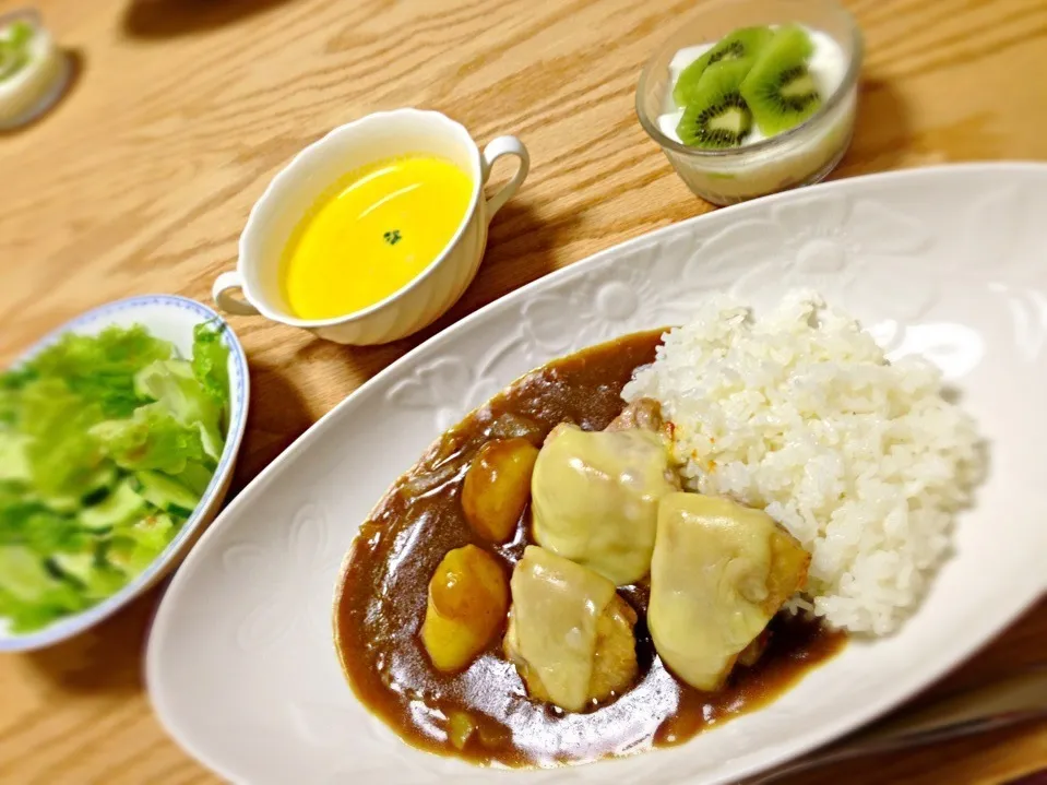 チーズチキンカレー|ゆきぼぅさん