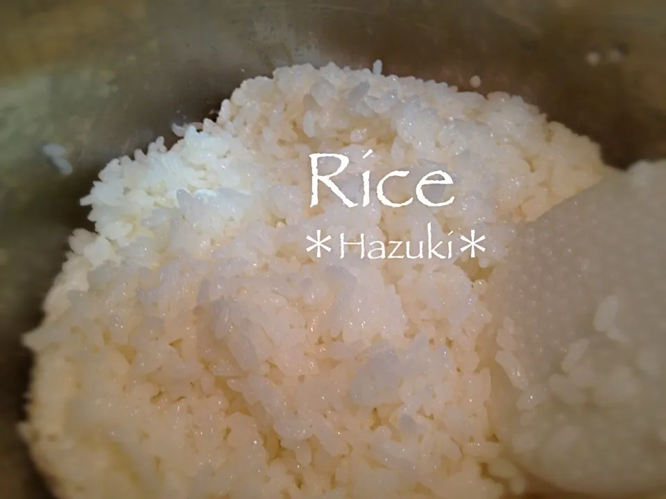 圧力鍋で炊いた白飯|Hazukiさん