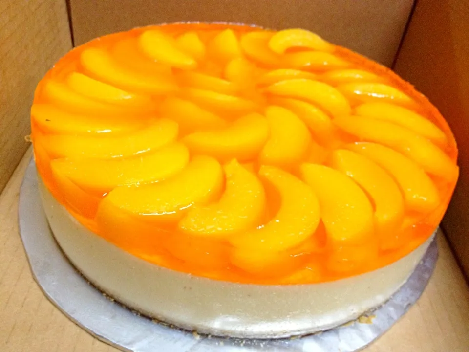 Peach cheese cake! Was soooo goood!|cherreさん