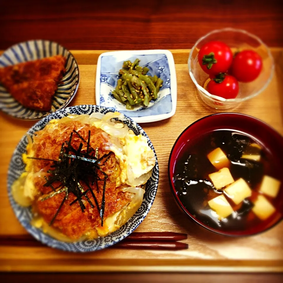 朝からかつ丼♪|ふぁんさん