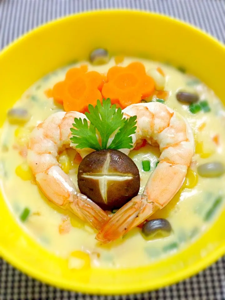 🍤 Steamed eggs 🍲 ( ไข่ตุ๋น )|🍴melody🍛🎶さん