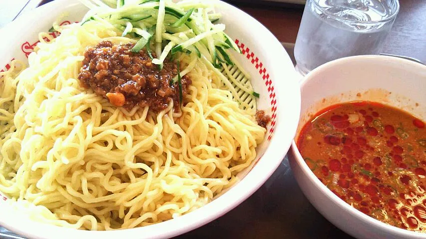 冷やし担々つけ麺＠職場内スガキヤ|まあるさん