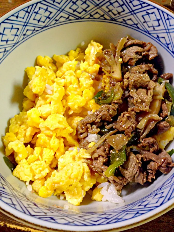 Snapdishの料理写真:二色丼|ぴこさん