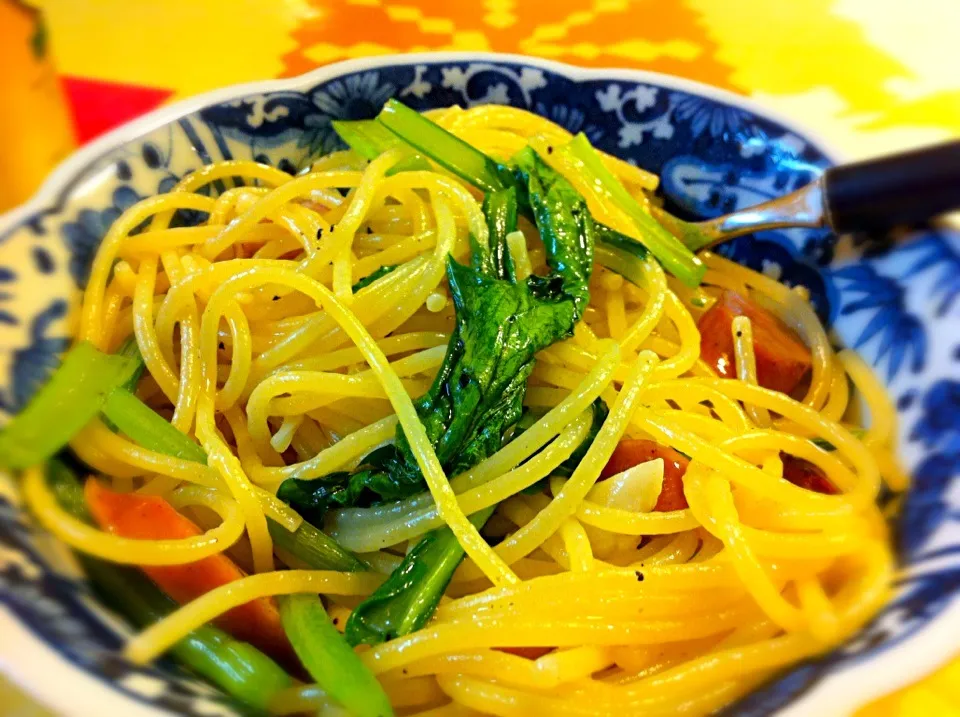 今日のパパパスタ番外編【〆のペペロンチーノ】|不動南平さん