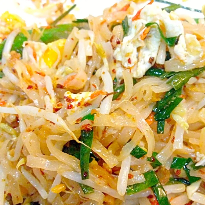 ผัดไทยามดึก pad thai|miyummyさん