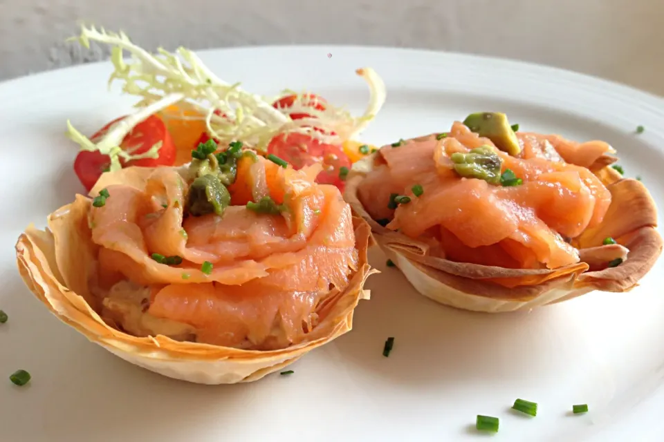 Smoke Salmon Fillo Tart|Misstyさん