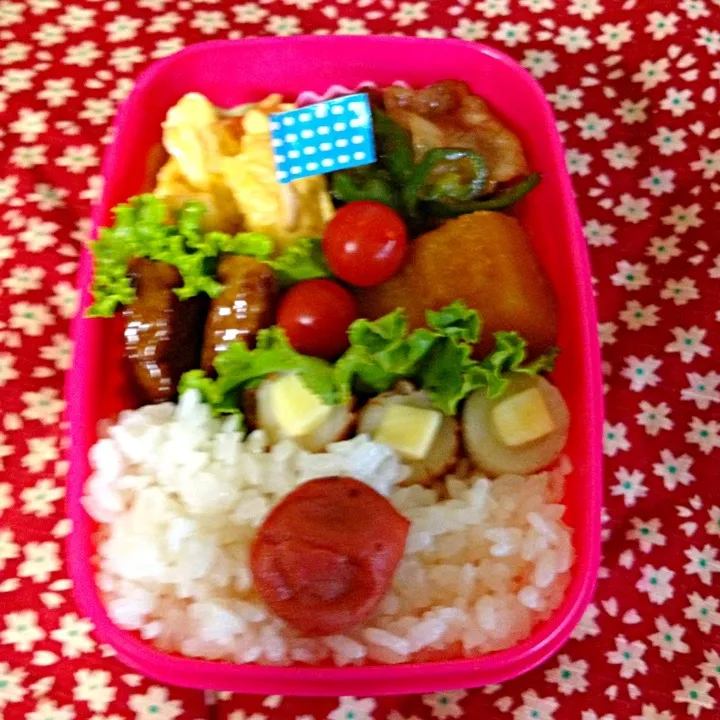 Snapdishの料理写真:9/9通学弁当|marinaさん