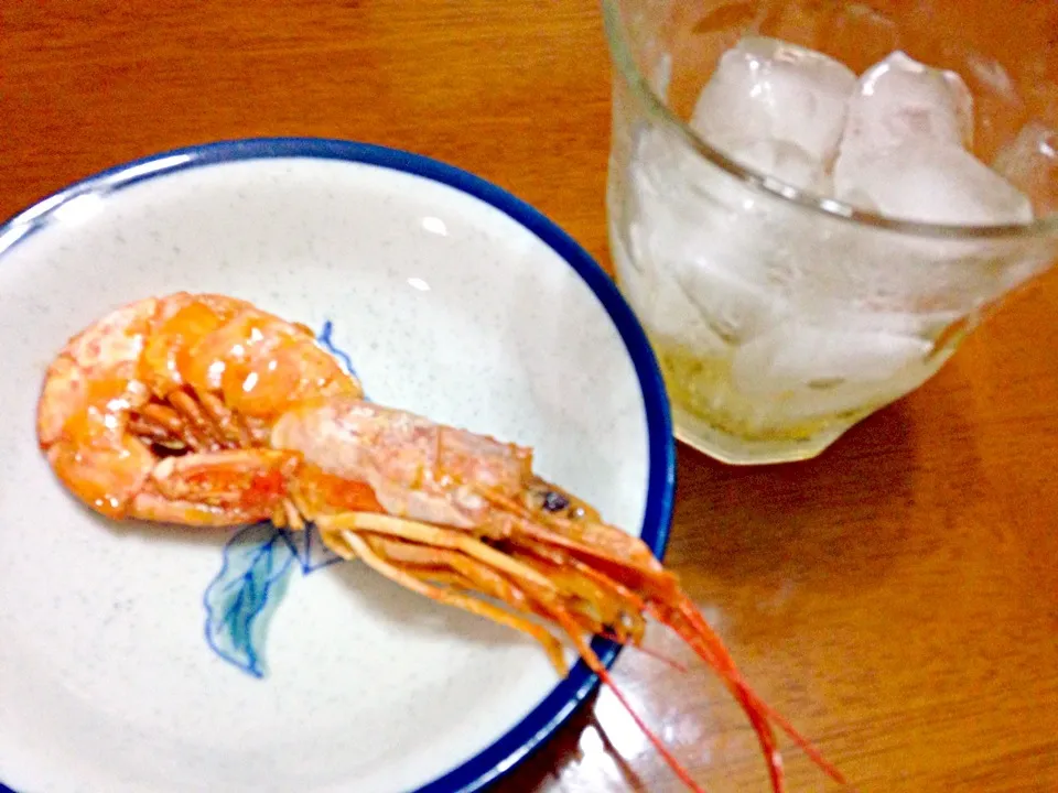 🍤海老バター＆梅酒🍹|マニラ男さん