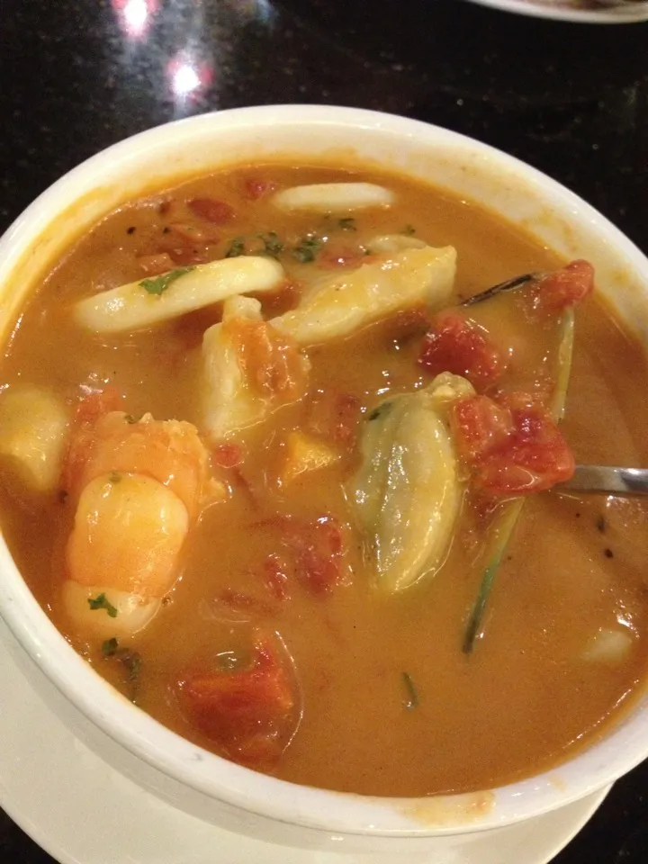 Spanish creamy seafood soup|AmeSabさん