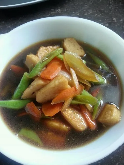 Carrots and French Beans in Soy Sauce|Mrs BNazさん