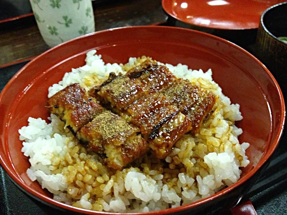 昼ごはん  うなぎ丼ランチ1000円|ぽんたさん