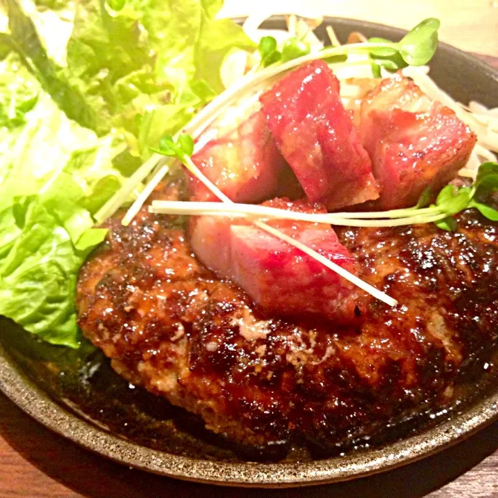 ベーコンANDハンバーグ|ぱちねぇさん