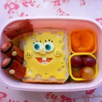 Spongebob sandwich lunch box|euniceさん