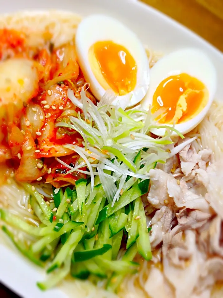 冷麺風そうめん。|もえちんさん