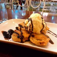 oreo dessert cookie :-) super yummmy!!!! #oreo #covered with#pancake #vanilla icecream :-P|Michelle Ann Elazeguiさん