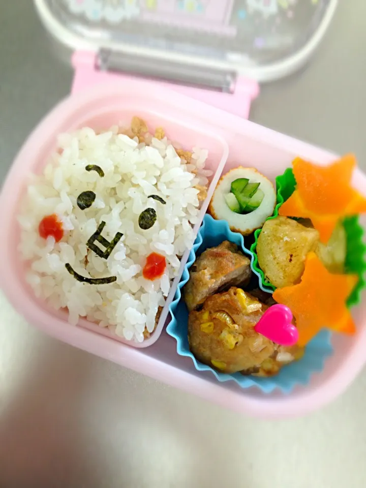 食パンマンのお弁当(9月10日)|なみっこ♪さん