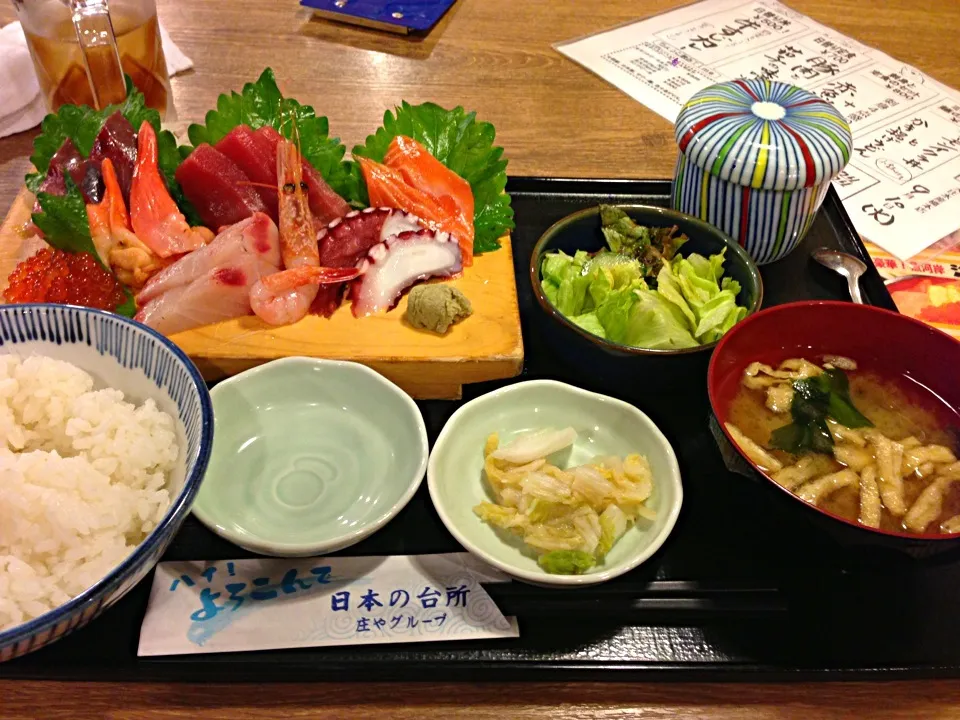 刺身定食|安宅正之さん