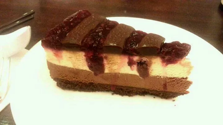 chocholate berries cheese cake|Jeann Bagangさん