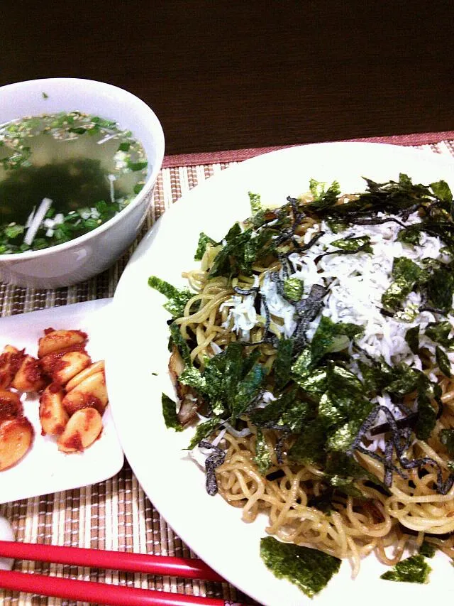 Snapdishの料理写真:シラスの焼きそば～(^^ゞ|Naoto Toyoshimaさん