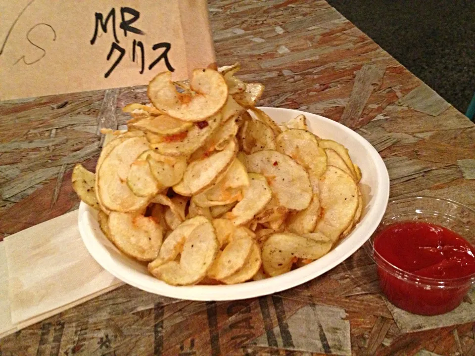 Spiral cut chips|Chris Shannonさん