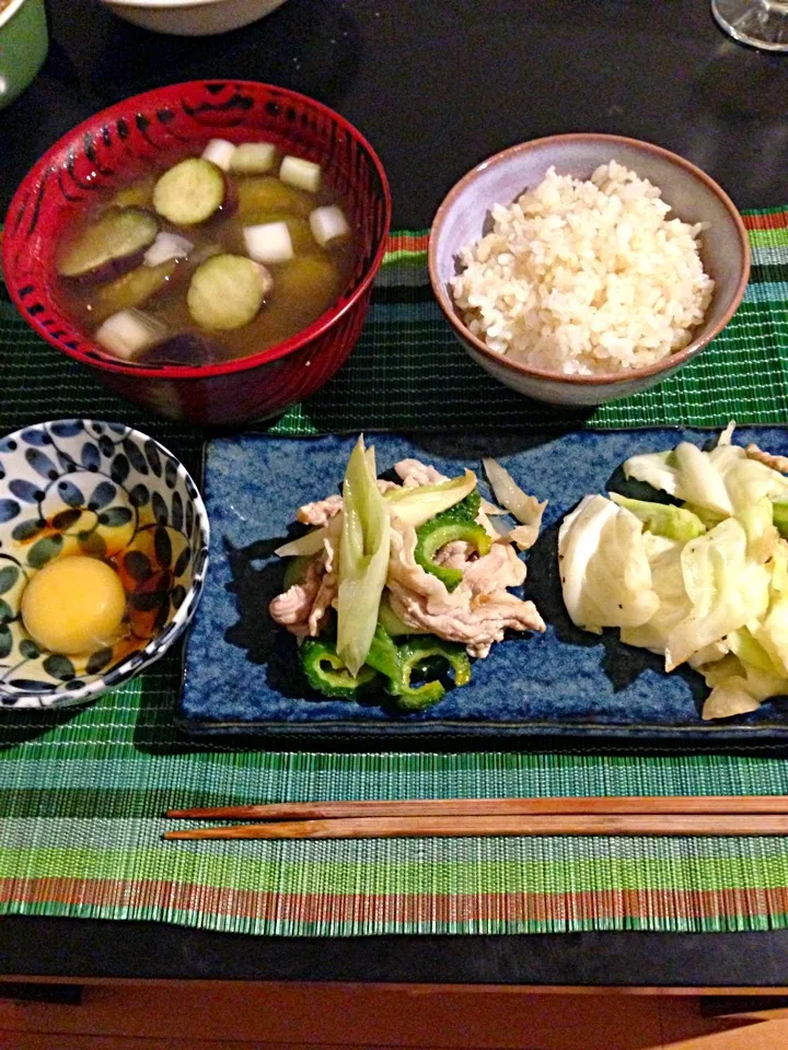 はじめ農園の野菜で晩御飯|harunaさん