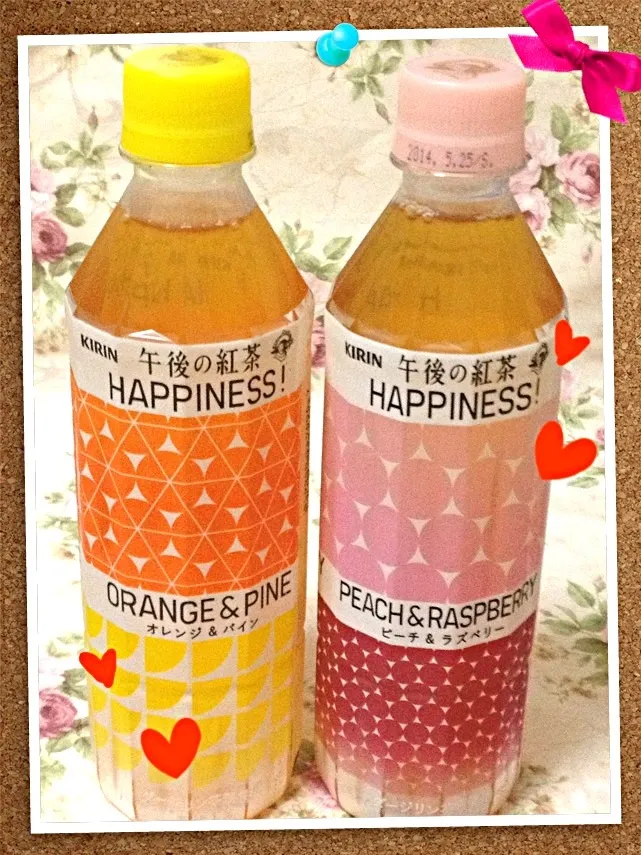 午後の紅茶 ＨＡＰＰＩＮＥＳＳ ピーチ＆ラズベリー★キリン|sanfanさん